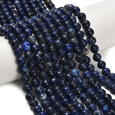 Natural Lapis Lazuli Beads Strands LS-G-F820-Z01-8mm-1