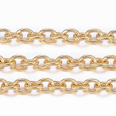 Ion Plating(IP) 304 Stainless Steel Cable Chains CHS-H009-27G-1