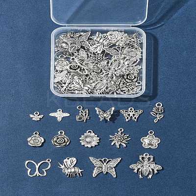 15 Styles Tibetan Style Alloy Pendants TIBE-FS0002-73-1