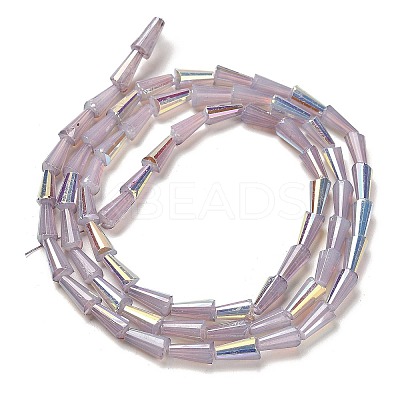 Baking Paint Glass Beads Strands DGLA-D001-03H-1