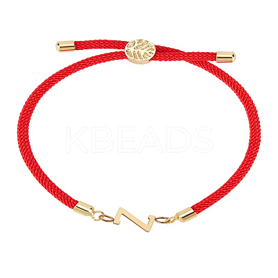 1Pc Adjustable Nylon Cord Slider Bracelets for Women BJEW-LP0001-32Z-02-1