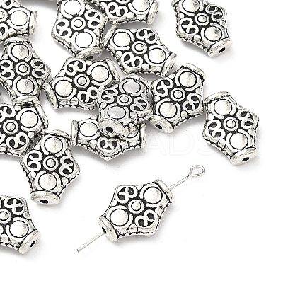 Tibetan Silver Alloy Beads X-LF10426Y-1