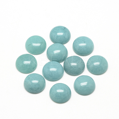 Natural White Jade Cabochons G-R416-12mm-07-1