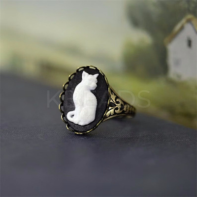 Alloy with Resin Finger Rings FS-WGE901F-04-1
