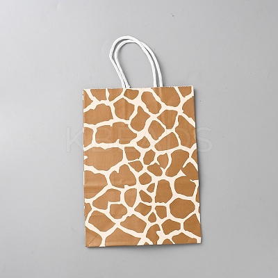 Rectangle Animal Print Paper Gift Bags ABAG-TAC0006-42E-1