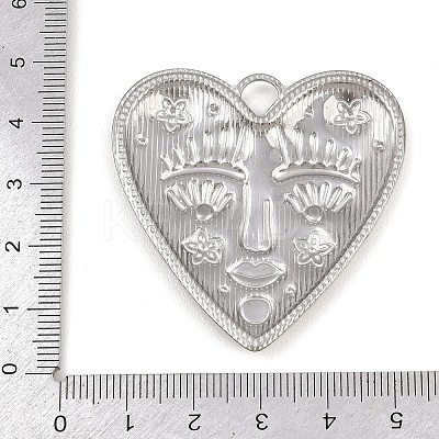304 Stainless Steel Pendants STAS-P429-01A-A-1