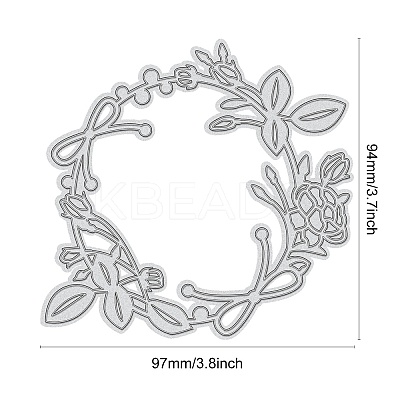 Carbon Steel Cutting Dies Stencils DIY-WH0170-064-1