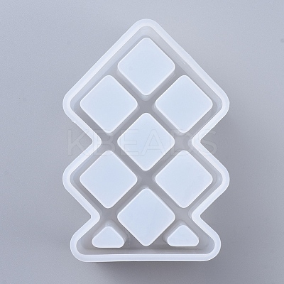 7 Compartments Lipstick Storage Box Silicone Molds DIY-D049-03-1