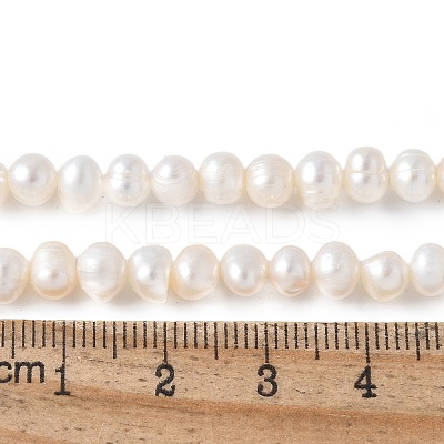 Natural Cultured Freshwater Pearl Beads Strands PEAR-I007-07Q-03C-1