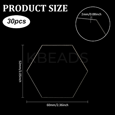 Hexagon Acrylic Chassis Display Pedestals DIY-FG0005-55B-1