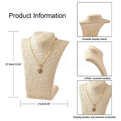 Stereoscopic Necklace Bust Displays NDIS-E018-C-01-1