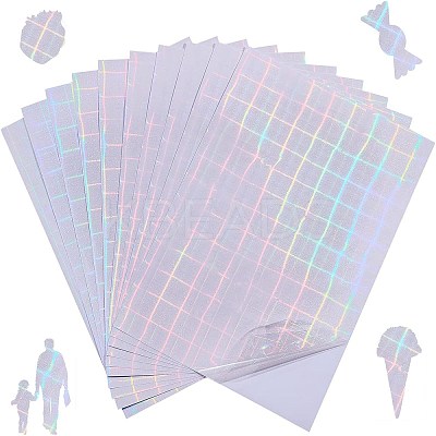 OPP Plastic Transparent Holographic Lamination Sheets DIY-AR0002-20-1
