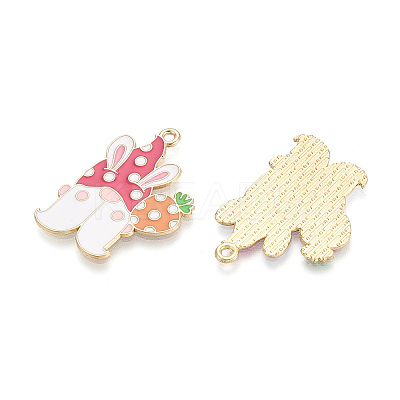 Alloy and Enamel Pendants ENAM-T021-21B-1