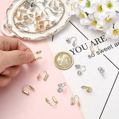 20Pcs 2 Colors Brass Ear Cuff Findings FIND-YW0009-95-1