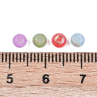 Mixed Color Imitation Cat Eye Glass Round Seed Beads SEED-NH0003-01A-05-1