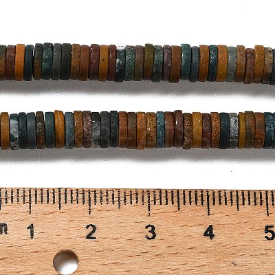 Natural Ocean Jasper Beads Strands G-P575-B47-6x1mm-1