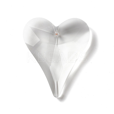 Transparent Glass Big Pendants GLAA-F118-05-1