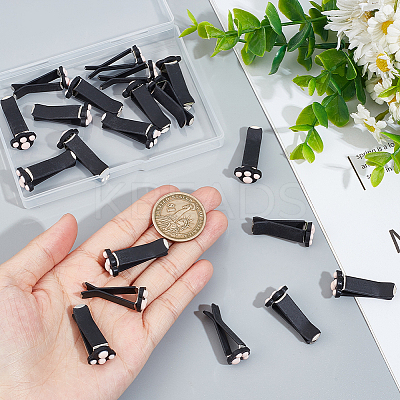 Cat Claw Print Opaque Resin Car Air Vent Clips AJEW-AB00031-1