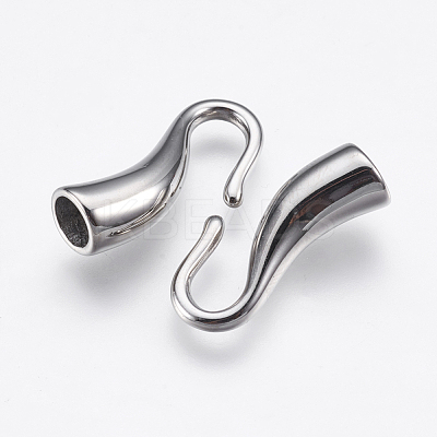 Tarnish Resistant 304 Stainless Steel Hook
Clasps STAS-E428-01P-1