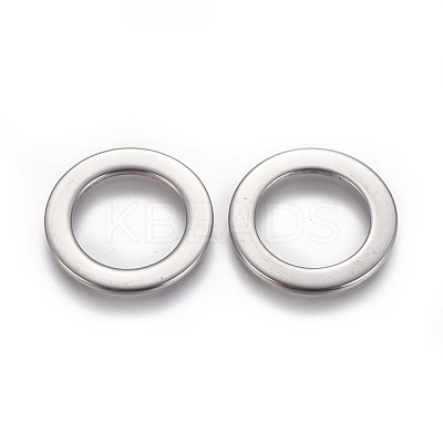 Tarnish Resistant 201 Stainless Steel Linking Rings STAS-L234-040P-1