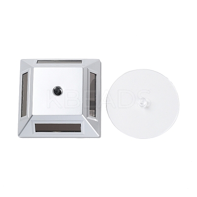ABS Plastic 360 Degree Rotating Solar Power Battery Turntable Jewelry Display Stand ODIS-C010-01A-1