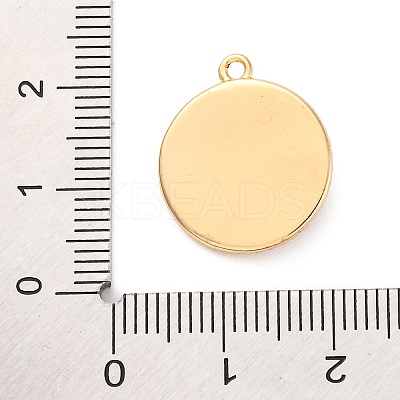 Brass Enamel Pendants KK-S502-07G-1