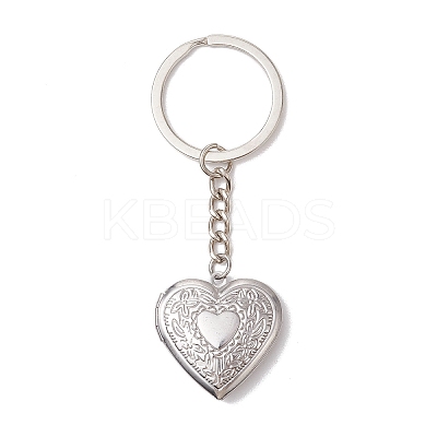 316 Stainless Steel Photo Locket Keychain KEYC-JKC01121-1