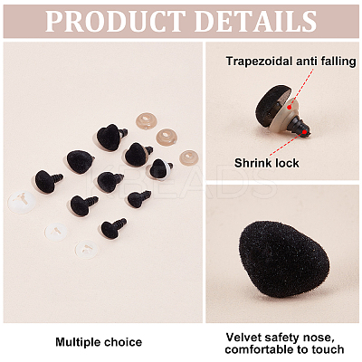 Flocky & Plastic Safety Craft Noses FIND-PH0020-68B-1