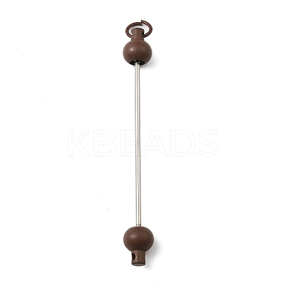 Plastic Beadable Keychain Bar for Jewelry Making DIY Crafts AJEW-C040-01E-1