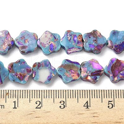 Dyed Synthetic Imperial Jasper Beads Strands G-D337-10mm-B02-1