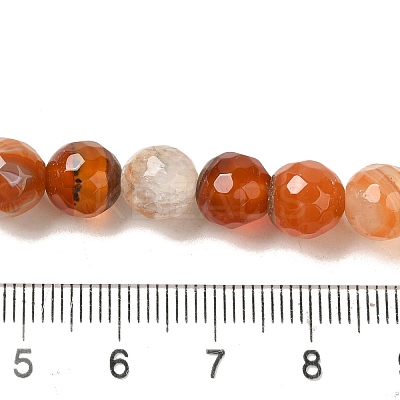 Natural Agate(Dyed & Heated) Beads Strands G-H066-B05-02-1