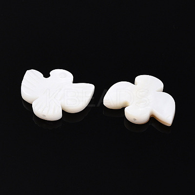 Natural Freshwater Shell Carved Beads SHEL-N036-12-1
