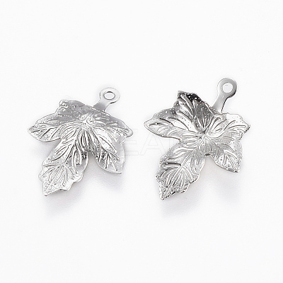 Tarnish Resistant Autumn Theme 304 Stainless Steel Pendants LS-STAS-P175-11P-1