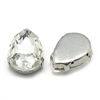 Sew on Rhinestone RGLA-T035-7x10mm-01-1