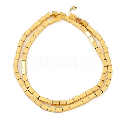 Electroplated Synthetic Non-magnetic Hematite Beads Strands G-C156-01G-1