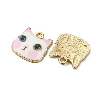 Alloy Enamel Pendants ENAM-V002-04G-06-1