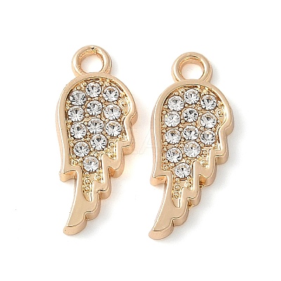 Alloy Crystal Rhinestone Pendants PALLOY-E775-13G-1