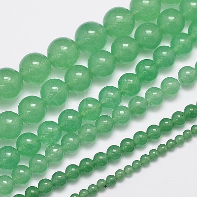 Natural & Dyed Malaysia Jade Bead Strands G-A146-6mm-A04-1