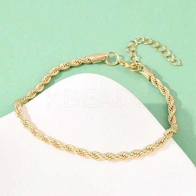 Alloy Cross Pendant Necklaces & Chain Bracelets Sets for Women SJEW-A002-01G-1
