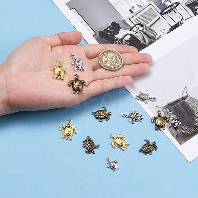 Tibetan Style Alloy Pendants TIBEP-MSMC021-13-1