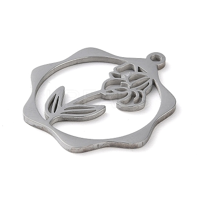 Non-Tarnish 304 Stainless Steel Pendants STAS-P338-01D-P-1
