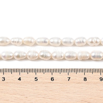 Natural Cultured Freshwater Pearl Beads Strands PEAR-I007-01B-02B-02-1