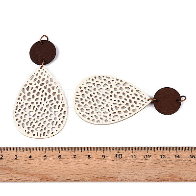 Bohemian Retro Hollow Teardrop Leather Pendants FIND-N007-02B-01-1