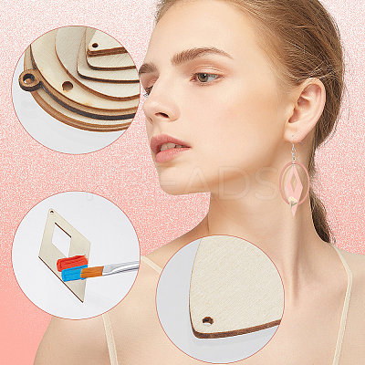 DIY Earring Jewelry Making Kit DIY-SP0004-31-1