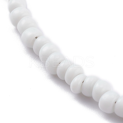 Round Opaque Colours Glass Seed Beaded Necklaces NJEW-JN03362-04-1