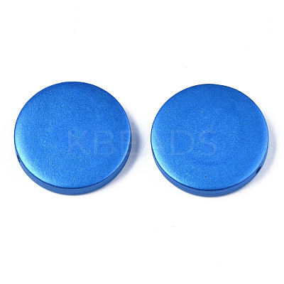 Painted Natural Wood Beads WOOD-S057-069C-1