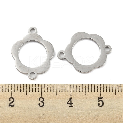 Non-Tarnish 304 Stainless Steel Connector Charms STAS-P344-08P-1