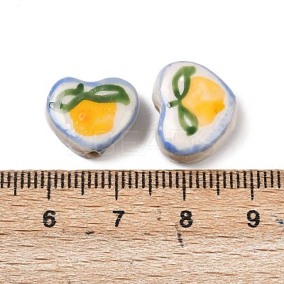 Handmade Porcelain Beads PORC-D011-01H-1