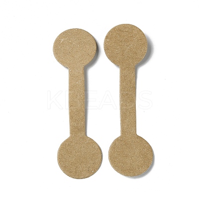 Folding Blank Kraft Paper Jewelry Price Tags CDIS-C006-02B-1