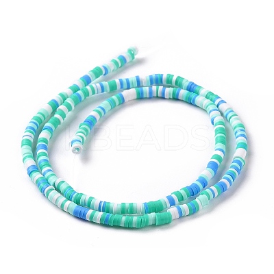 Handmade Polymer Clay Beads Strands CLAY-R089-3mm-005-1